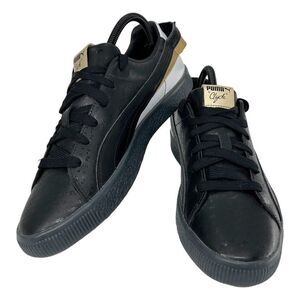 Puma Clyde Speed Tribes Black Gold Sneakers Size 8.5